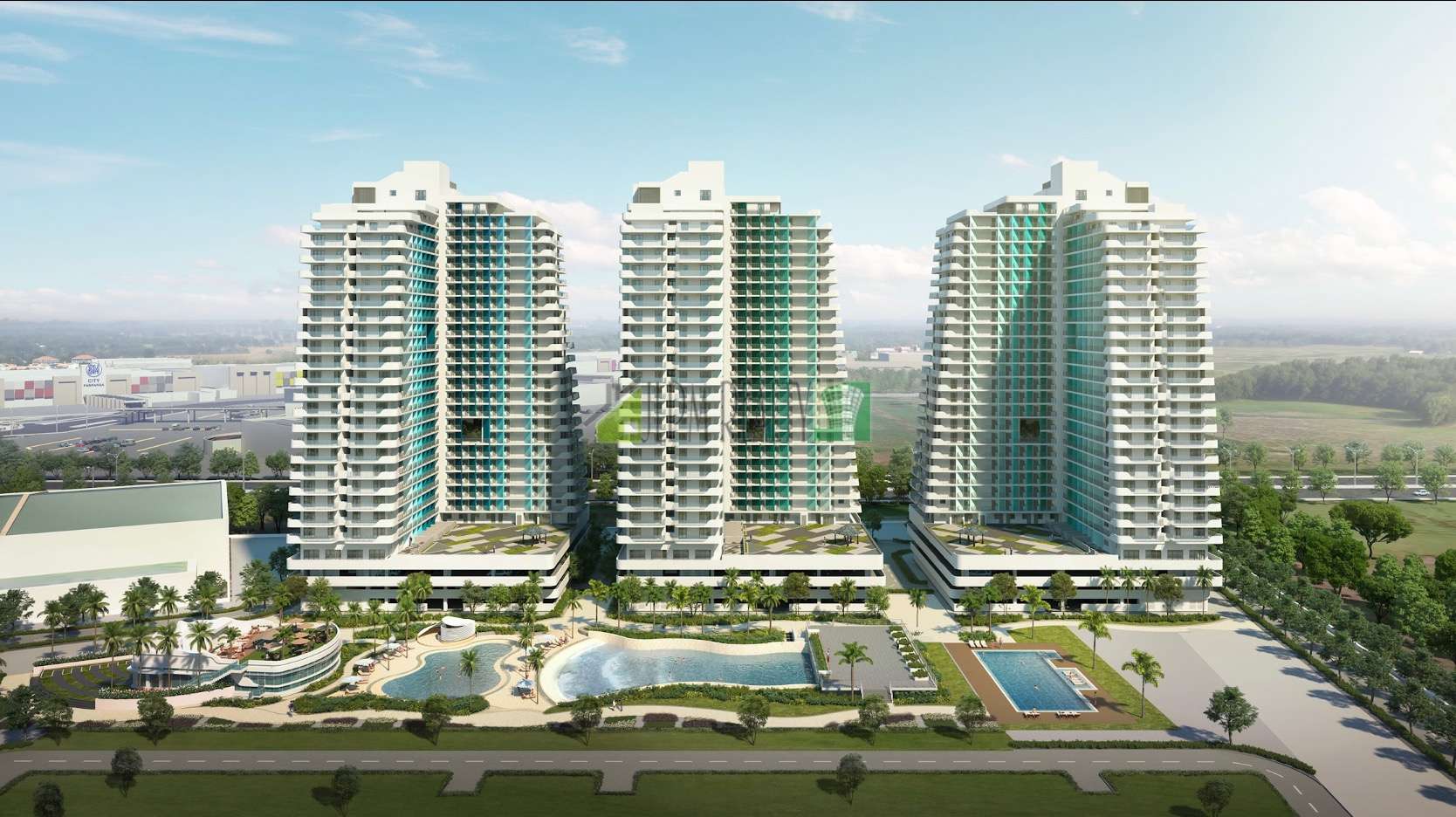 KoZy Staycation luxury condo near Clark Freeport Zone - designer interiors with gold accents