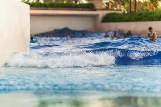 Azure North wave pool - simulated ocean waves for all ages